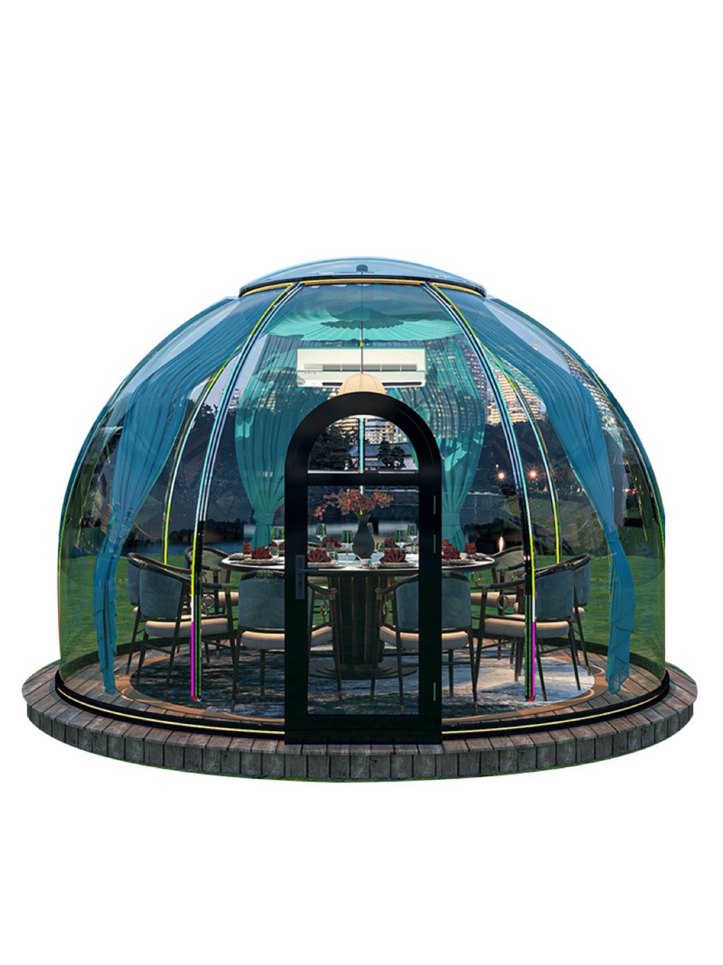Outdoor Camping And Glamping - Transparent Dome Bubble House, Outdoor Glamping