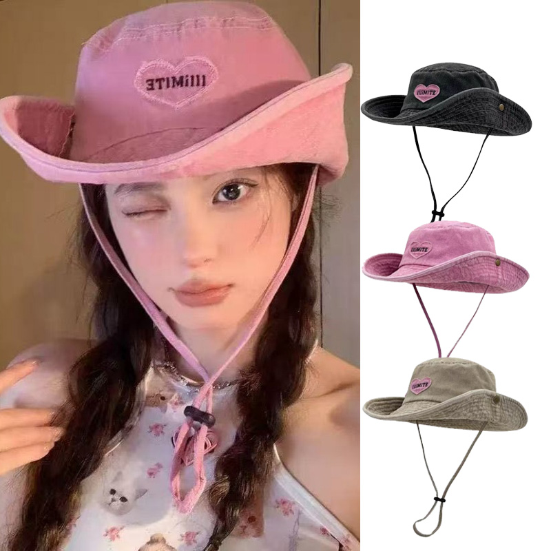 Japanese Outdoor Camping - Japanese Retro Washed Cowboy Hats for