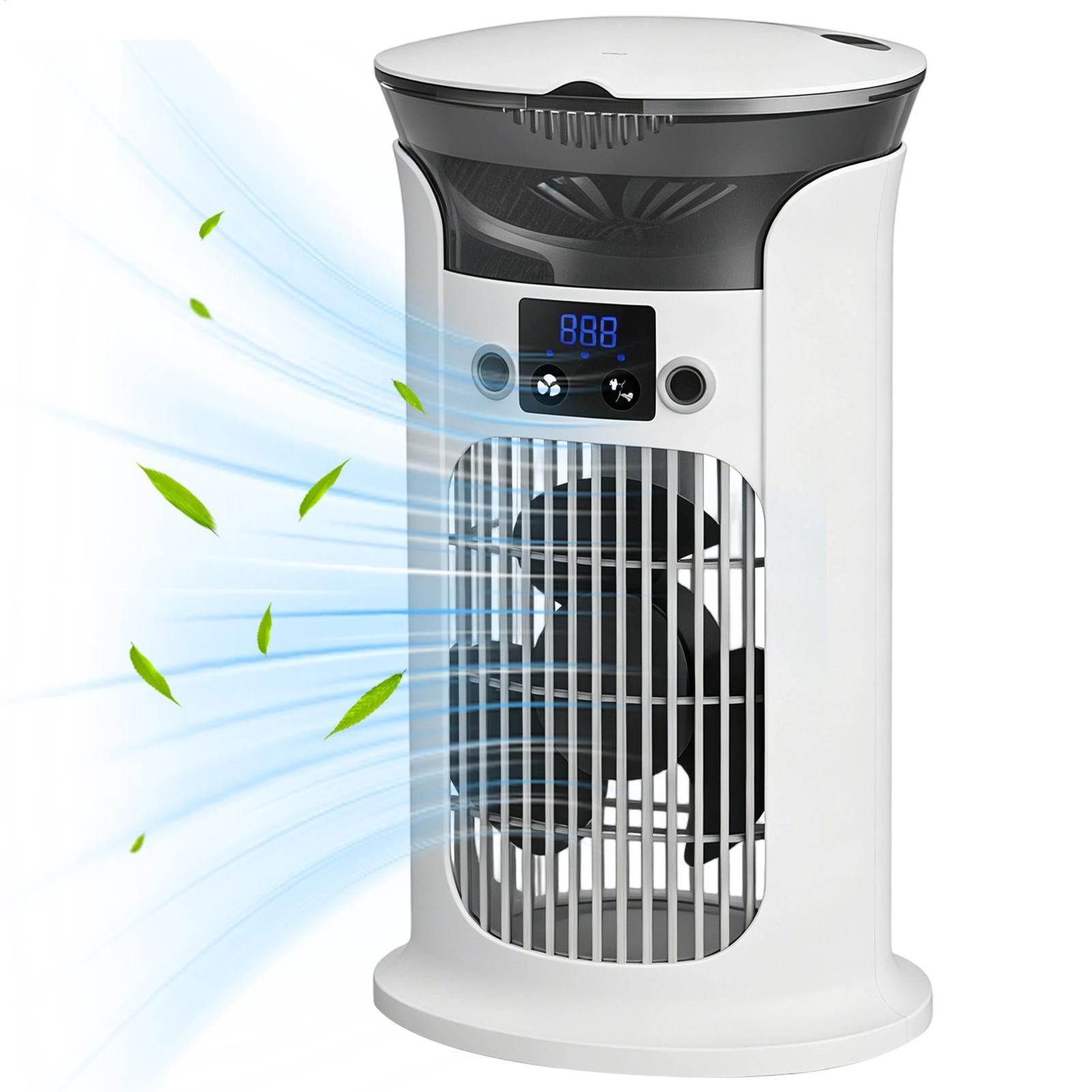 Outdoor Camping House - Portable Adjustable Standing Desk Fan with