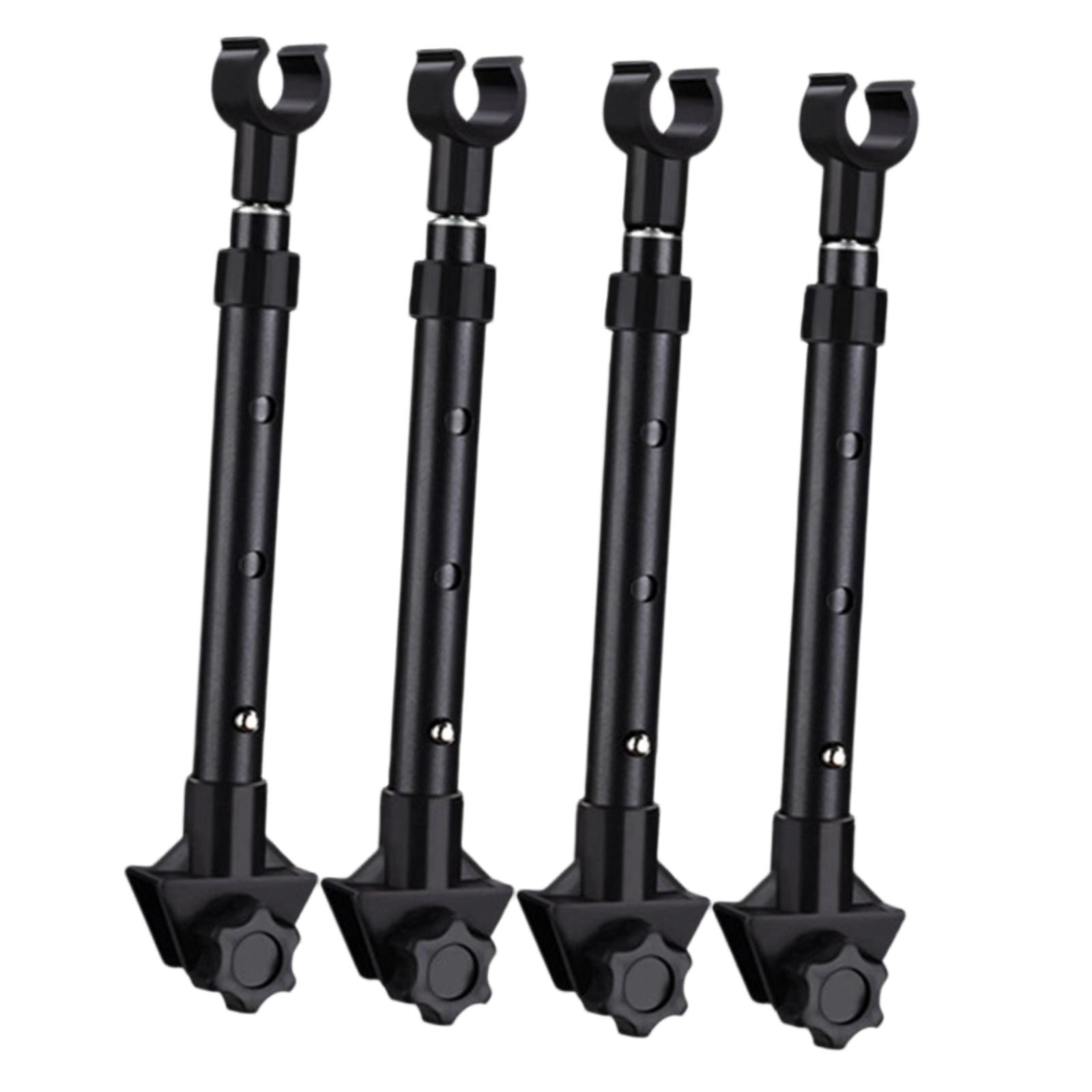 Outdoor Camping Vehicle Wagon - 4Pcs Wagon Cart Roof Rod Outdoor
