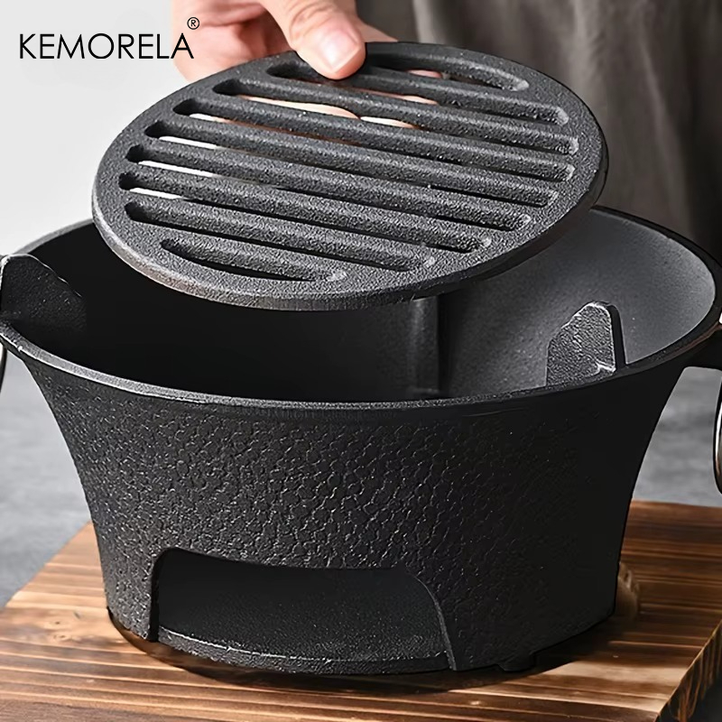 Japanese Outdoor Camping - 1Set Cast Iron Charcoal Stove Outdoor