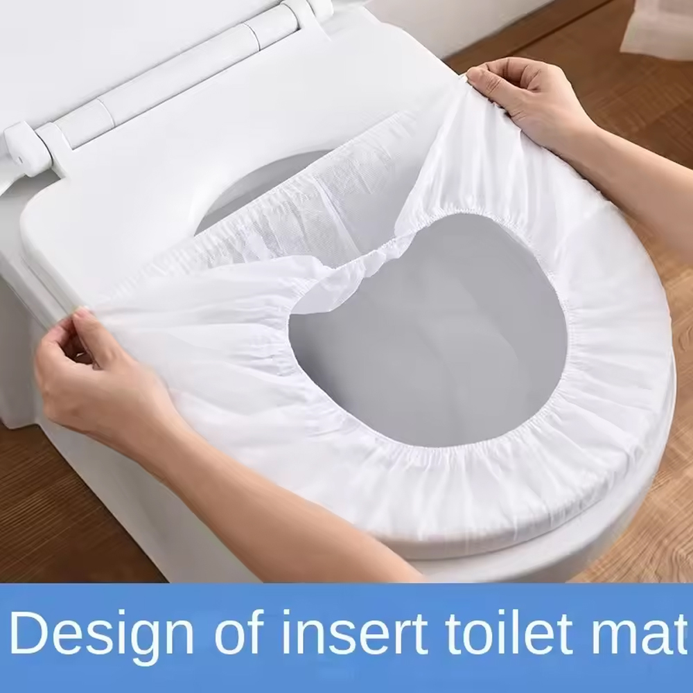 Outdoor Camping Toilet - 50/20/10pcs Portable Disposable Toilet Seat Cover