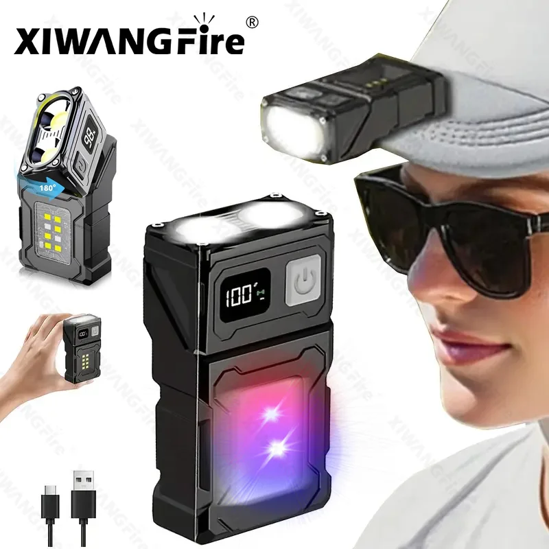 Outdoor Camping Glamping - Mini USB Rechargeable LED Flashlight -