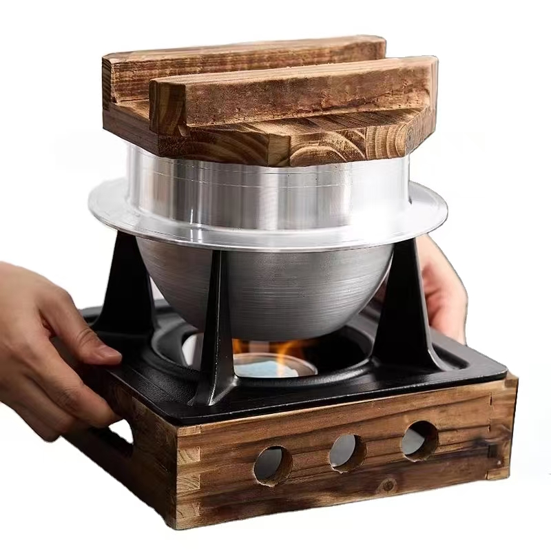 Japanese Outdoor Camping - Japanese Style Oolong Pot Alcohol Stove
