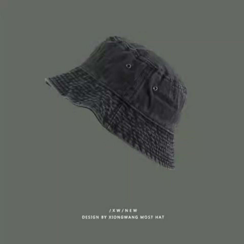 Japanese Outdoor Camping - Japanese minimalist windproof denim fisherman cap,