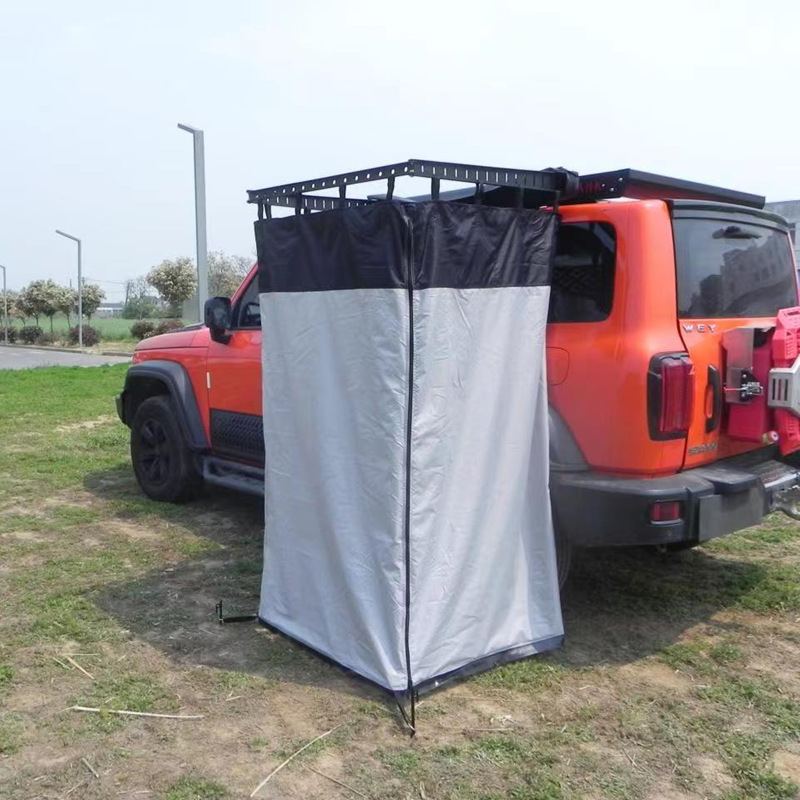 Camping Tent - Outdoor Camping Shower Tent Car Side