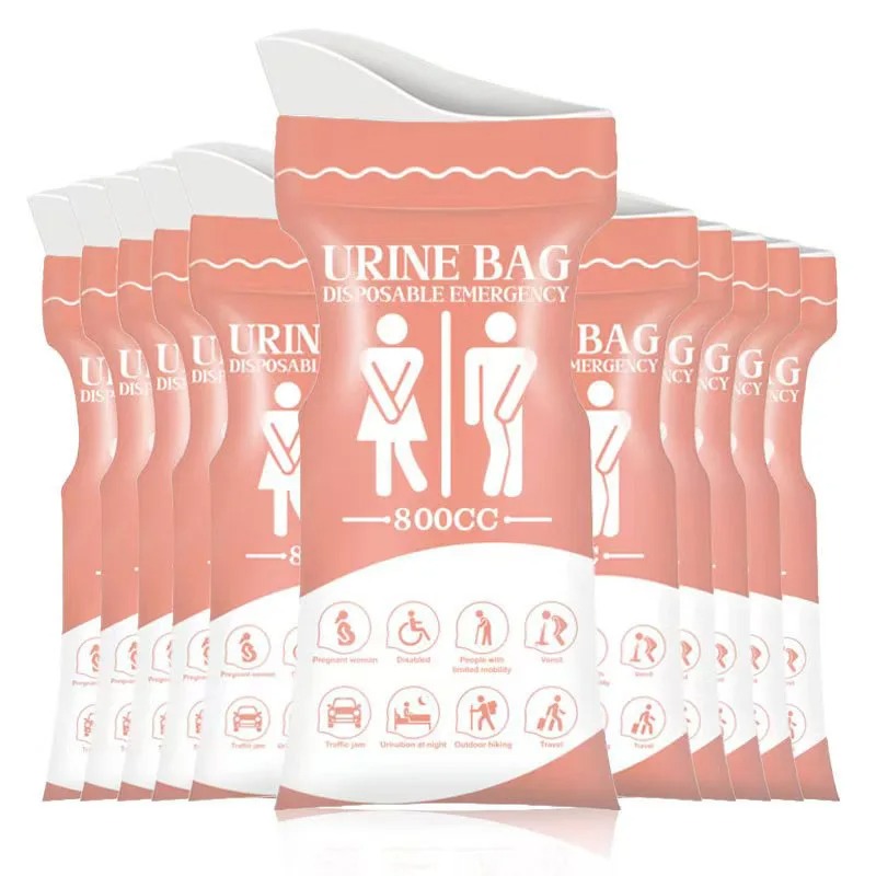 Outdoor Camping Urinal - 800ML Disposable Outdoor Emergency Urinal Bags