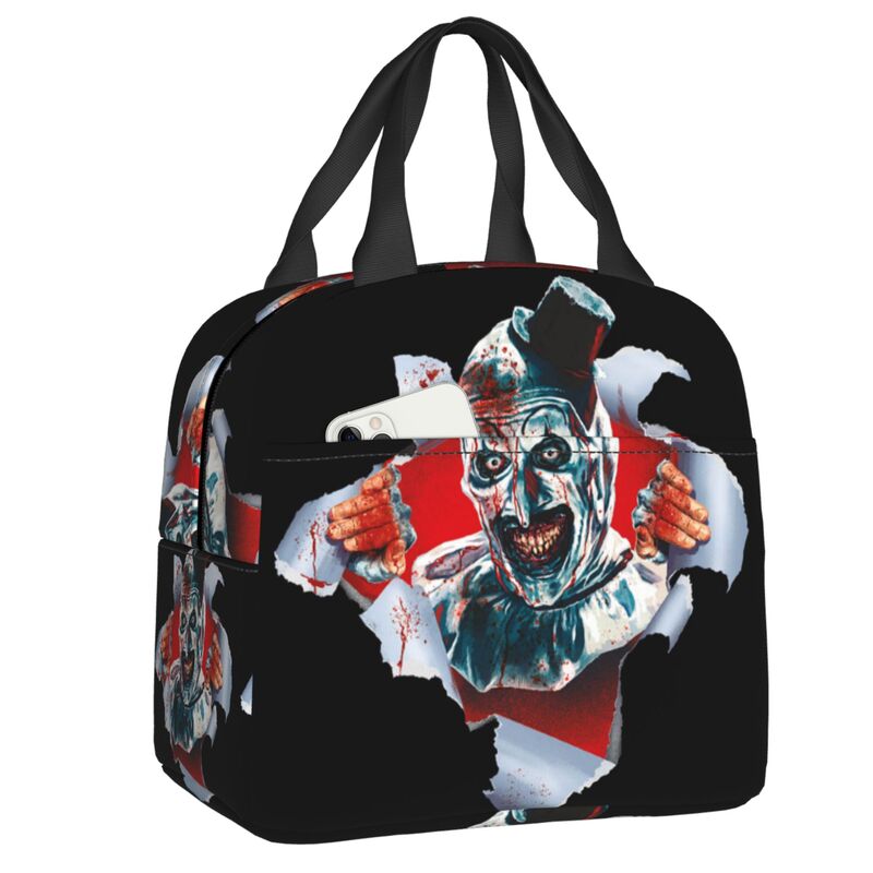Outdoor Camping Movies - Custom T-Terrifiers Horror Movies Insulated Lunch