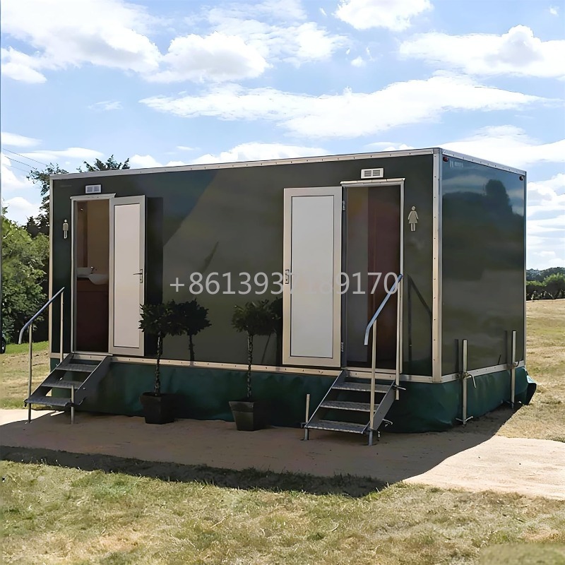 Mobile Toilet Trailer with Bas - Outdoor Camping Toilet review and price