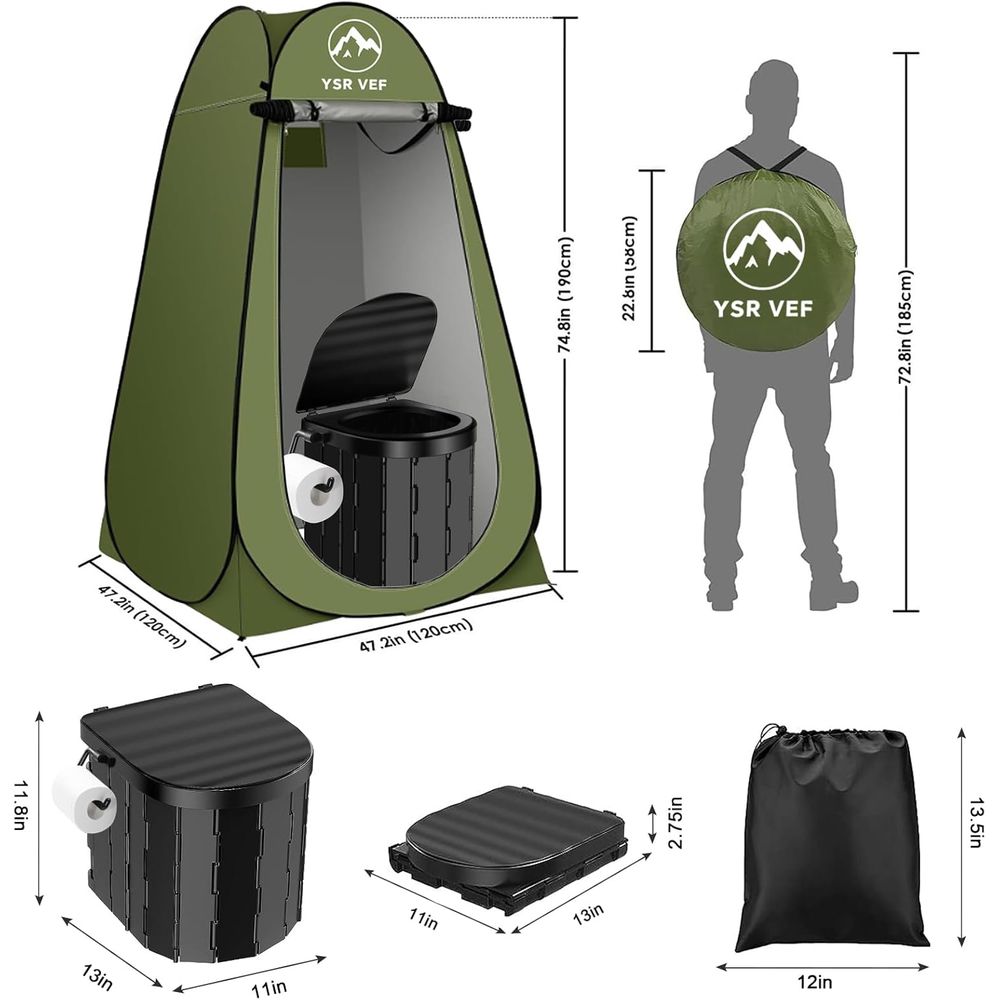 Portable Toilet Kit, Camping T - Camping Tent review and price