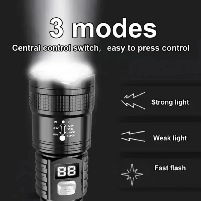 Rechargeable LED Flashlight 10 - Outdoor Camping Glamping review and price