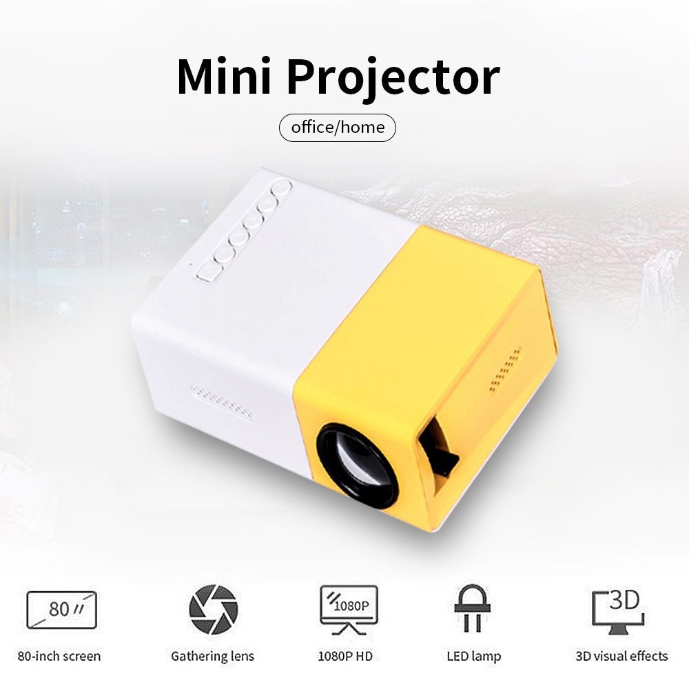 YG300 Home HD mini projector w - Outdoor Camping Movies review and price