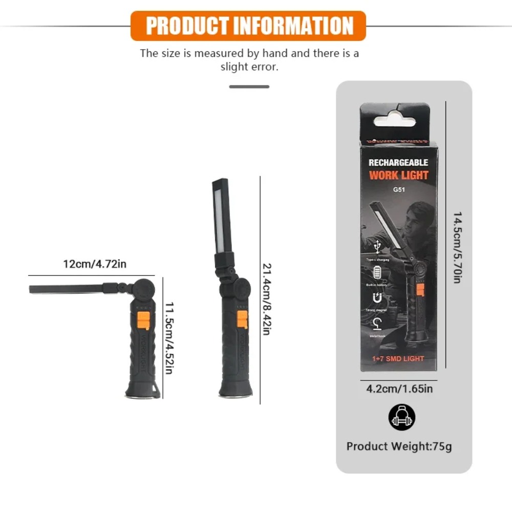 Portable COB LED Flashlight US - Outdoor Camping Glamping review and price