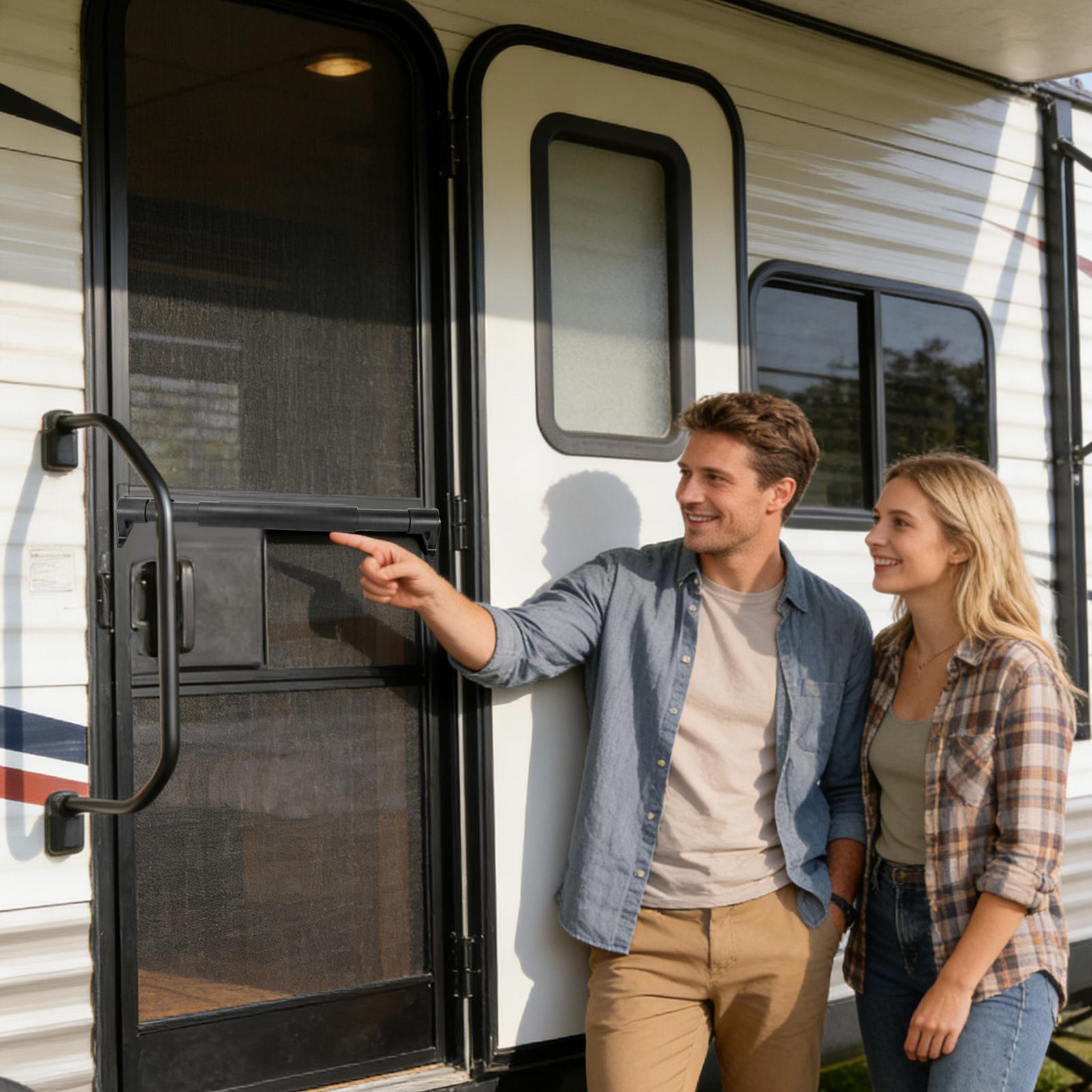 RV Screen Door Bar Adjustable  - Outdoor Camping Rentals review and price