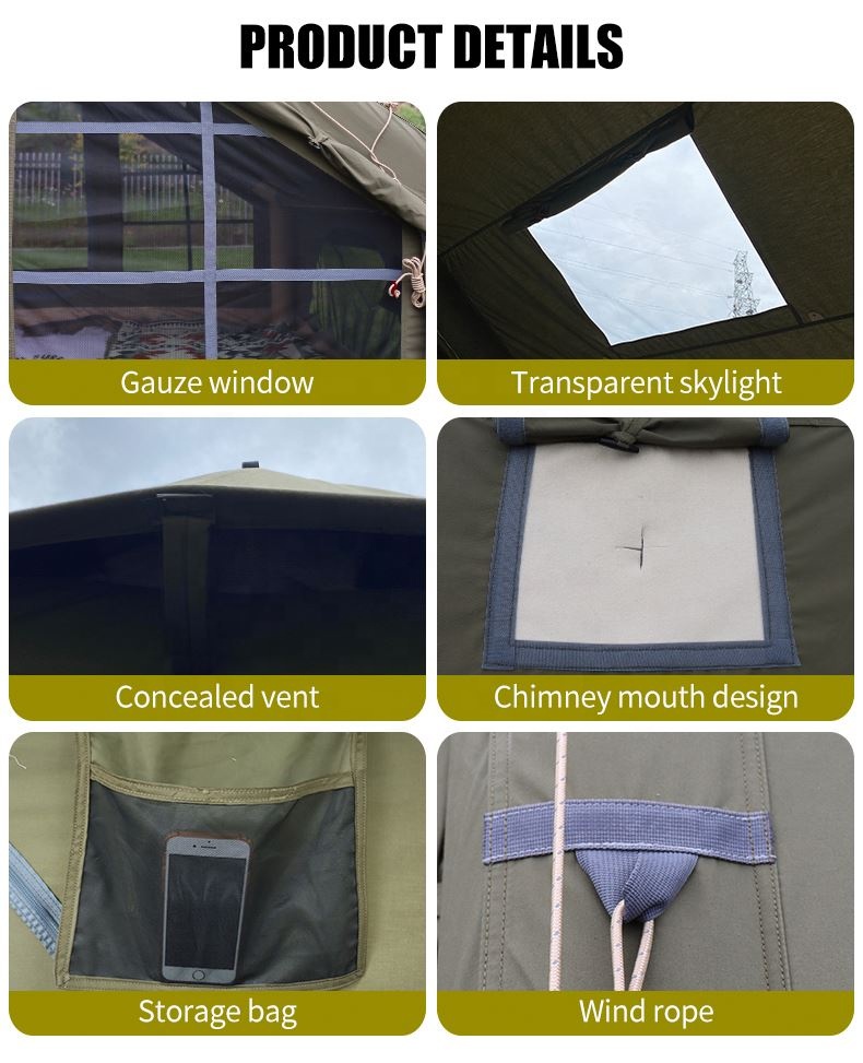Luxury 3-4 Season Large Air Te - Outdoor Camping And Glamping review and price