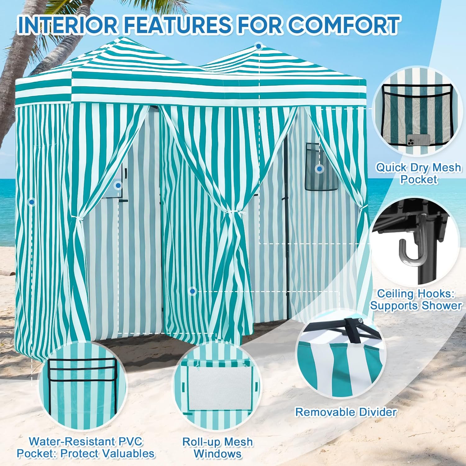 Outdoor Portable 2-Room Pop Ch - Camping Tent review and price