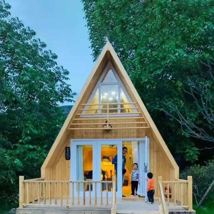 Customizable Triangular Wooden - Outdoor Camping And Glamping review and price