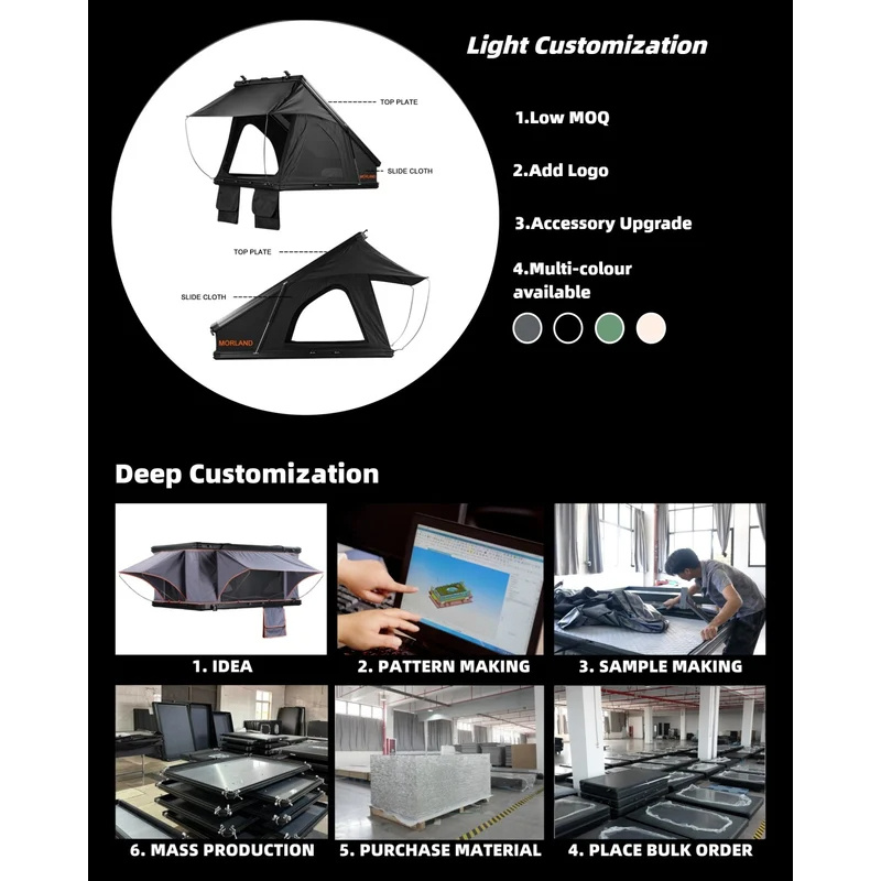 Aluminum 4 Person Rooftop Tent - Outdoor Camping House review and price