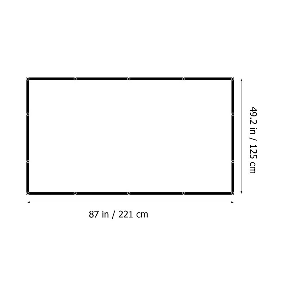 100 Inch Foldable Projector Sc - Outdoor Camping Movies review and price