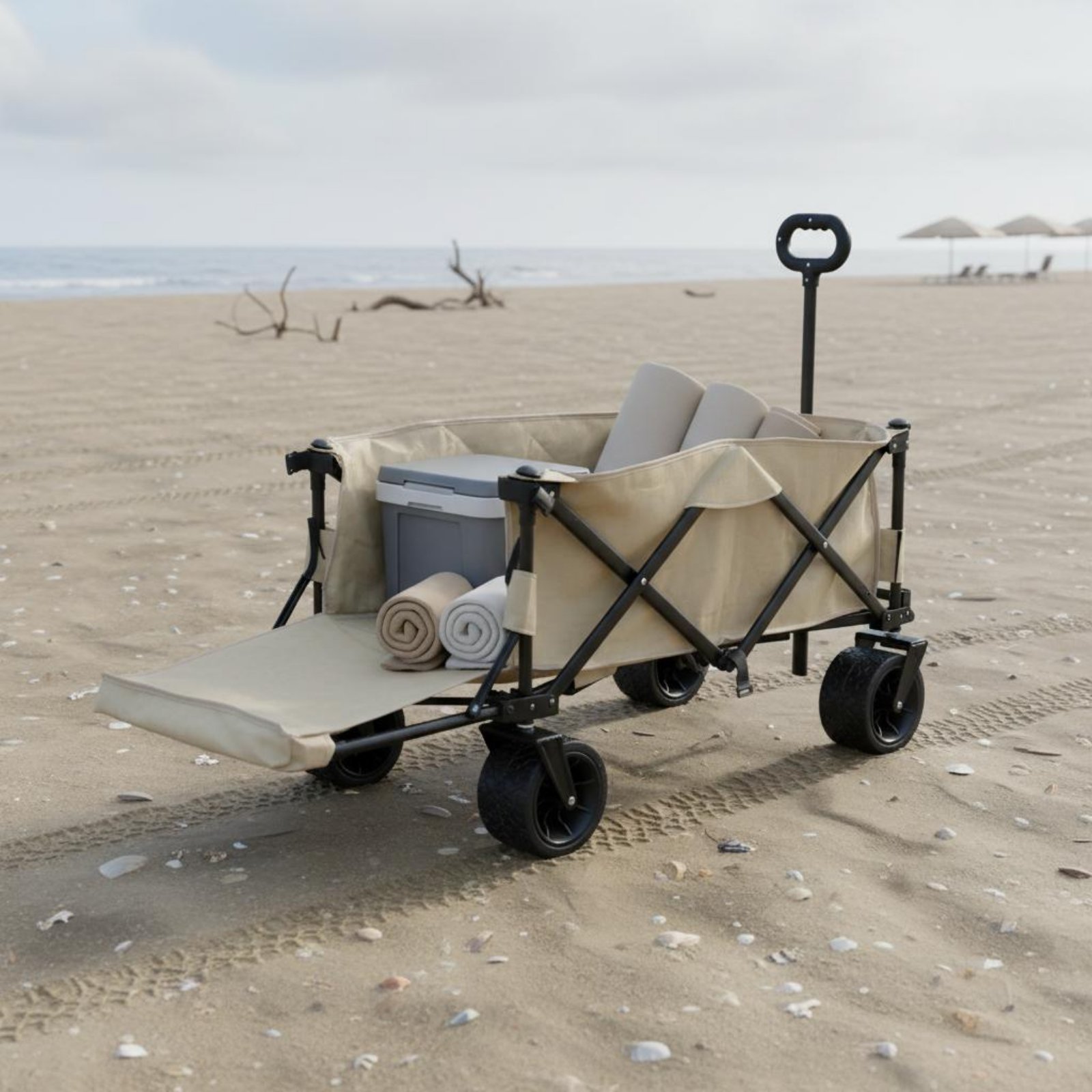 Wagon Table Vehicle Large Capa - Outdoor Camping Vehicle Wagon review and price