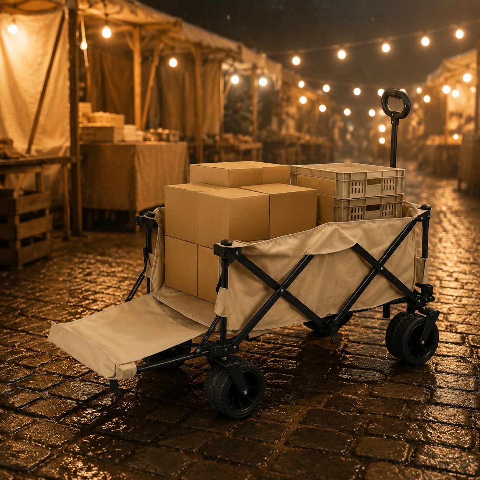 Wagon Table Vehicle Large Capa - Outdoor Camping Vehicle Wagon review and price