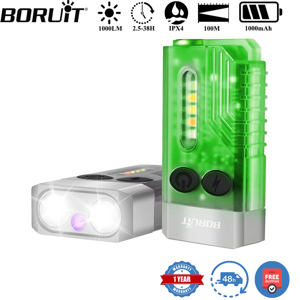 BORUiT V10 Keychain UV LED EDC - Outdoor Camping Glamping review and price