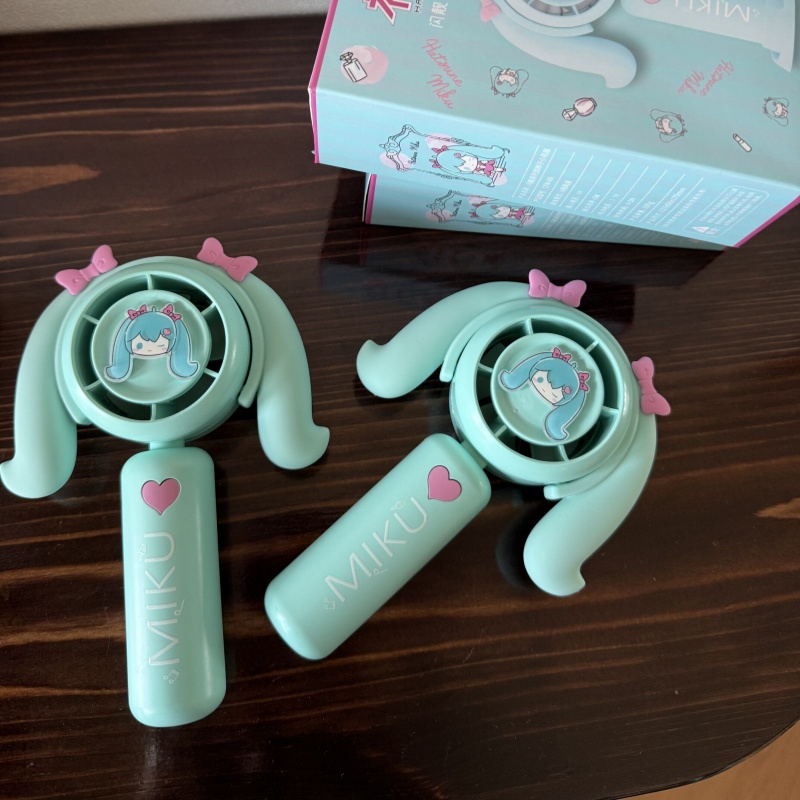 Hatsune Miku Mini Handheld Fan - Outdoor Camping Movies review and price