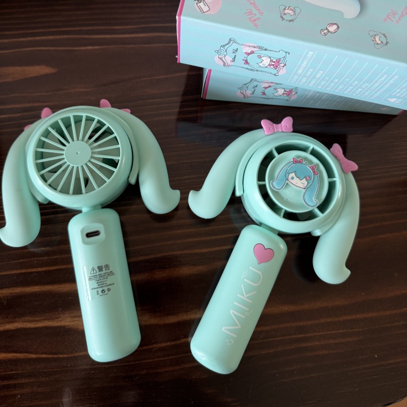 Hatsune Miku Mini Handheld Fan - Outdoor Camping Movies review and price