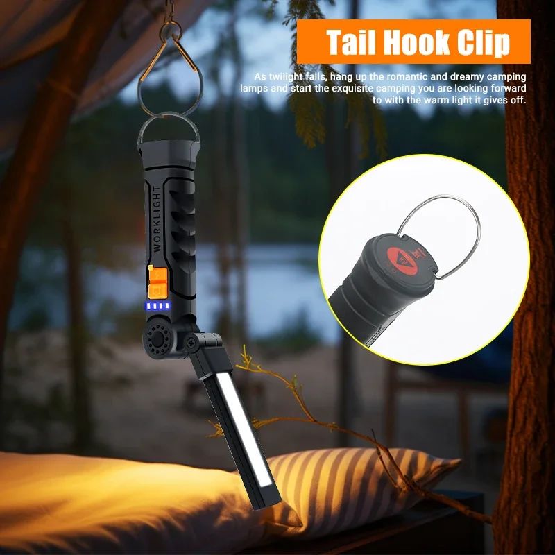 Portable COB LED Flashlight Re - Outdoor Camping Glamping review and price