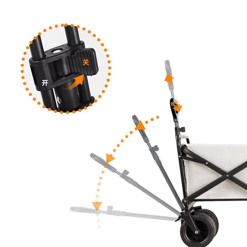 Lightweight 150L Portable Stee - Outdoor Camping Vehicle Wagon review and price
